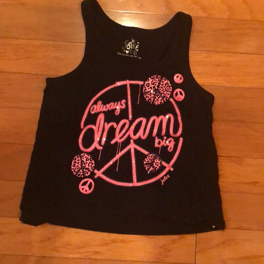 Girls justice tank
